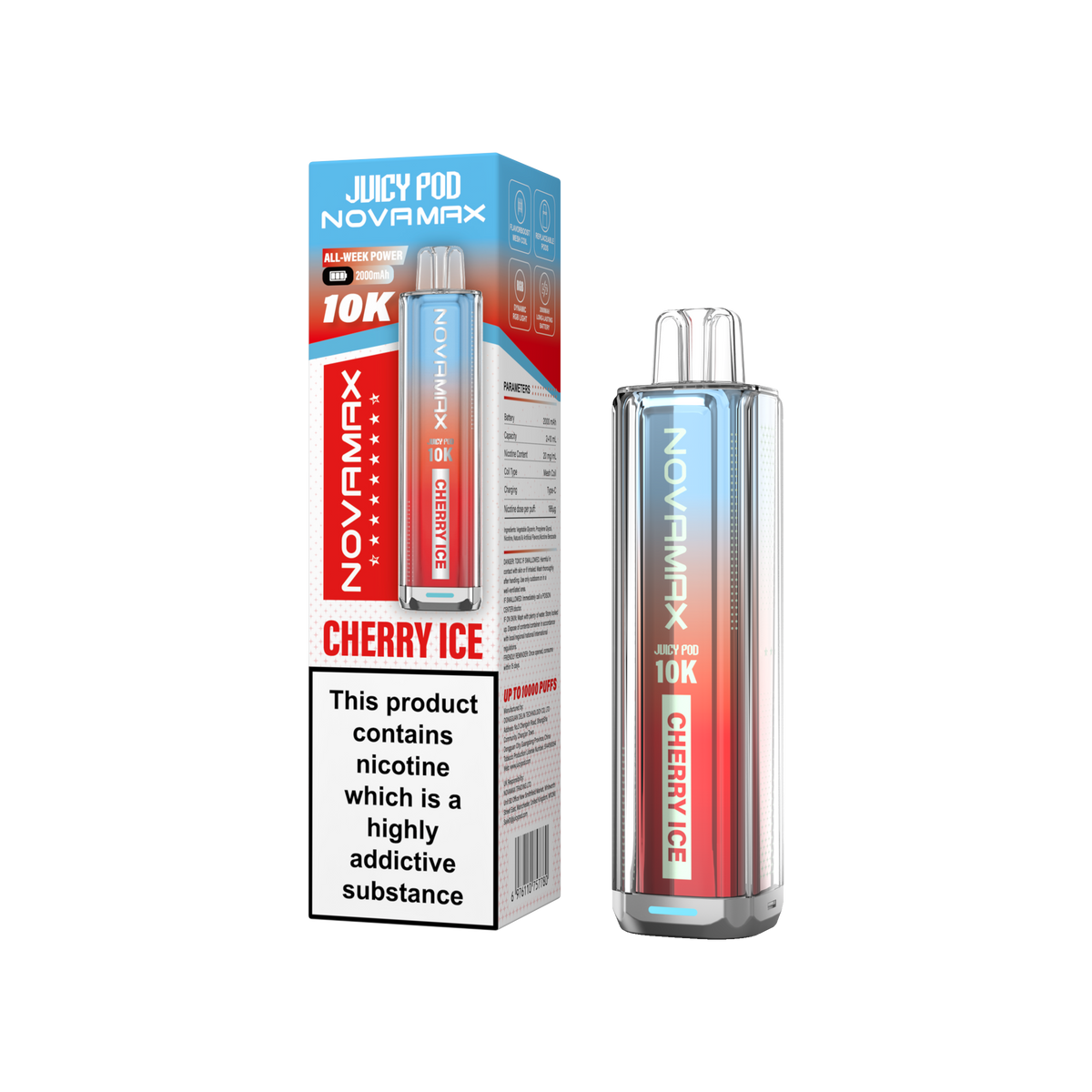 Juicy Pod Novamax 10k Prefilled Pod Vape Kit