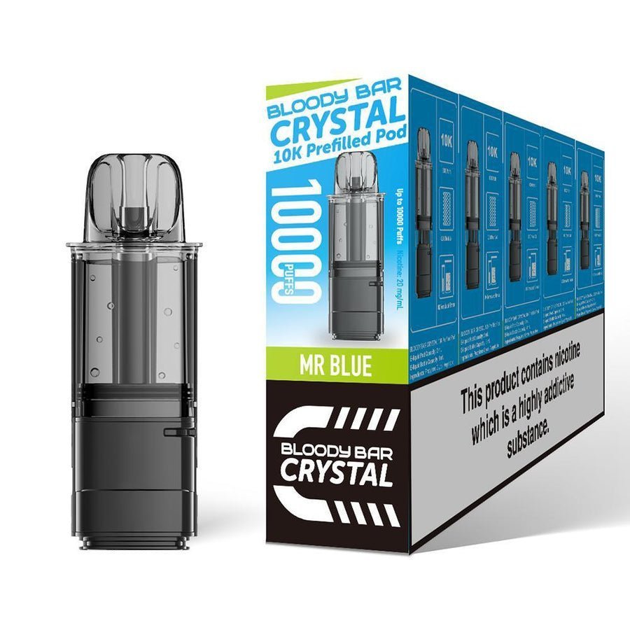 Bloody Bar Crystal 10000 Replacement Pods - Clouds Vapes