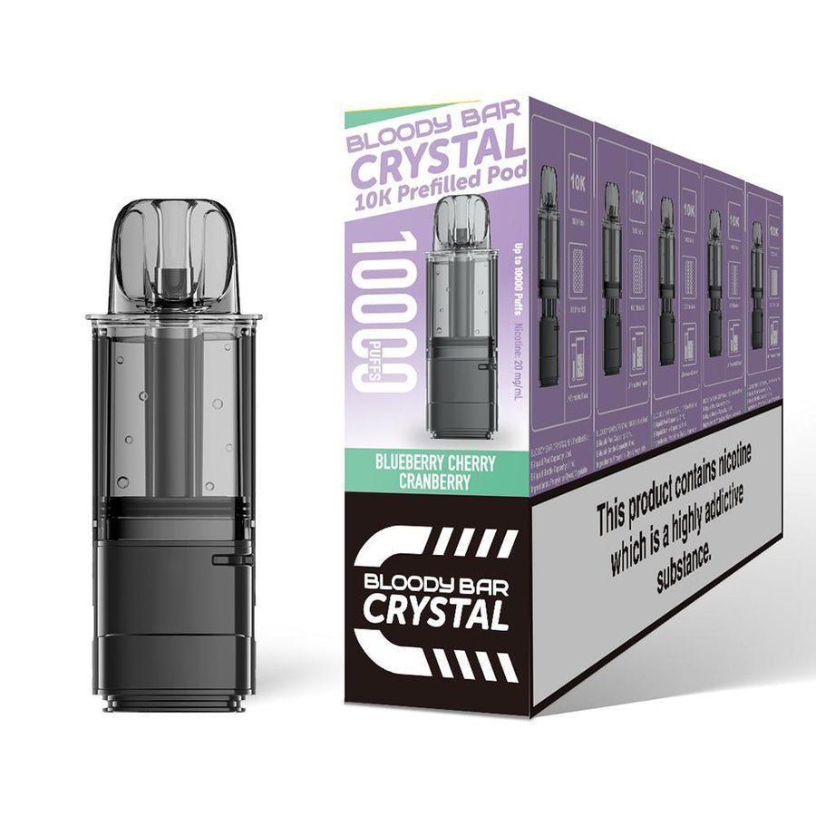 Bloody Bar Crystal 10000 Replacement Pods - Clouds Vapes