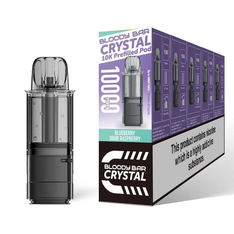 Bloody Bar Crystal 10000 Replacement Pods - Clouds Vapes