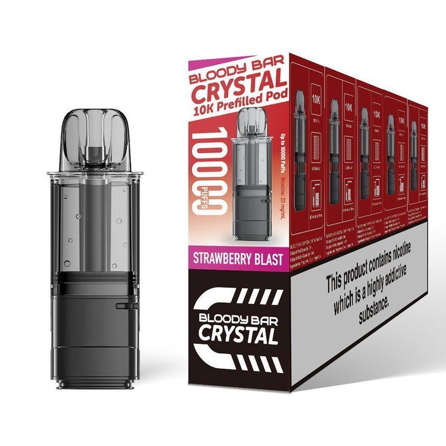 Bloody Bar Crystal 10000 Replacement Pods - Clouds Vapes