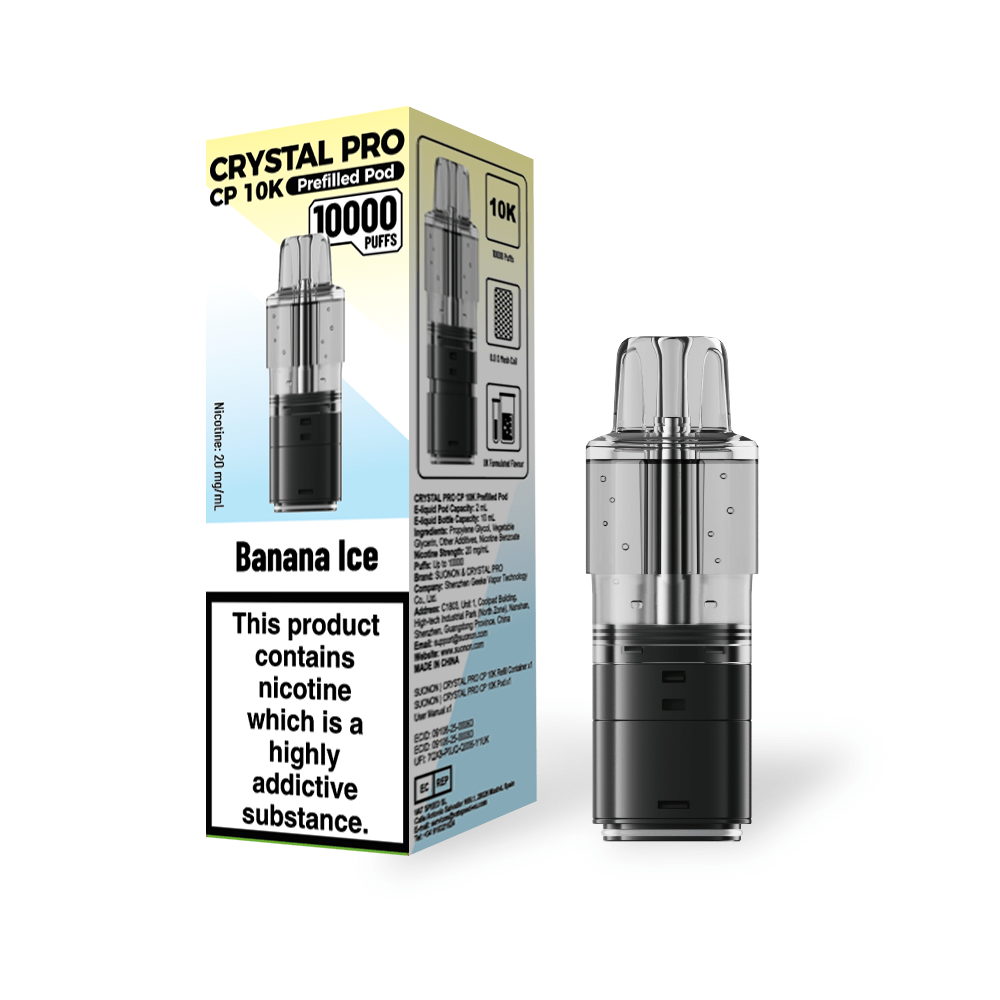 Crystal Pro CP 10k Replacement Pods Box of 5 - Clouds Vapes