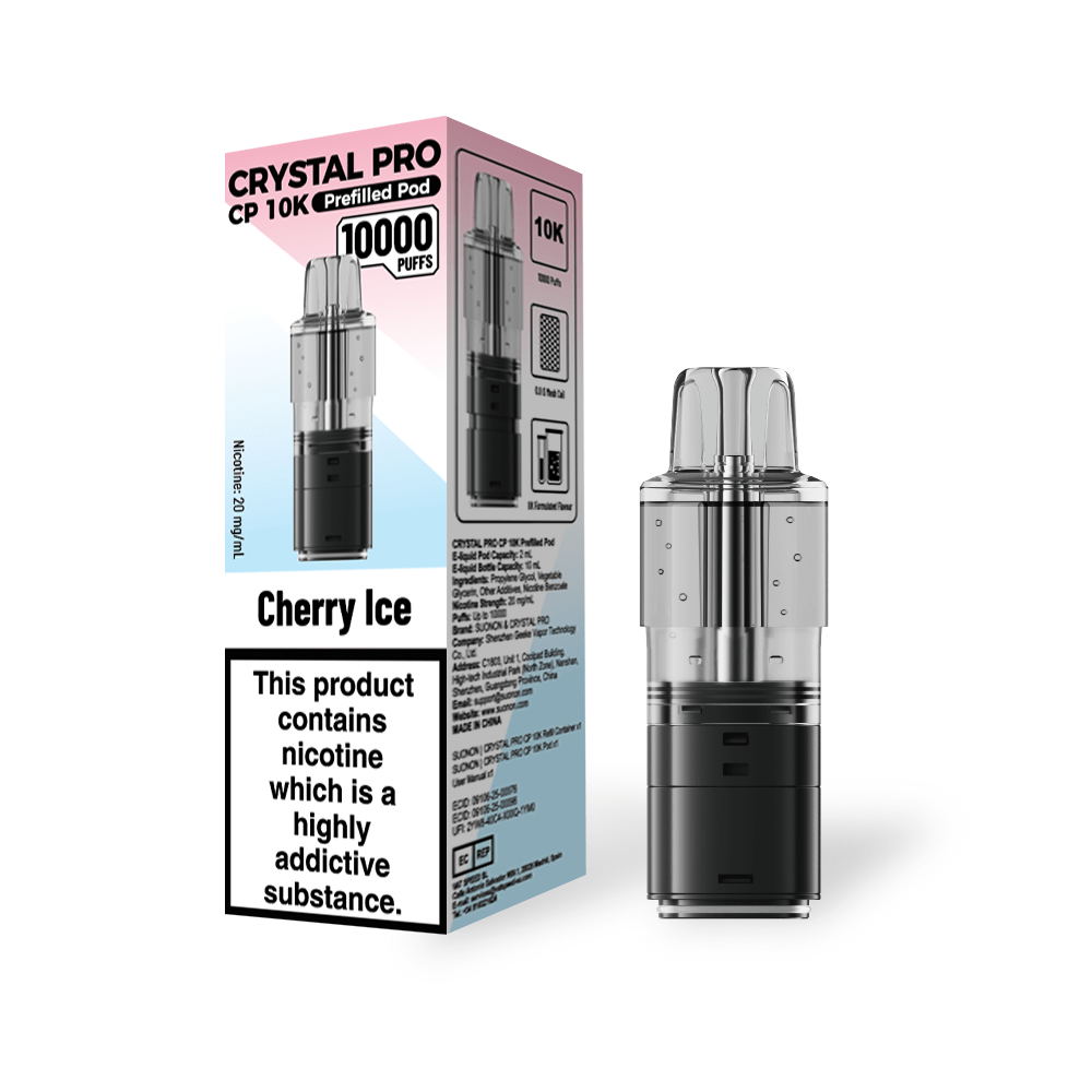 Crystal Pro CP 10k Replacement Pods Box of 5 - Clouds Vapes