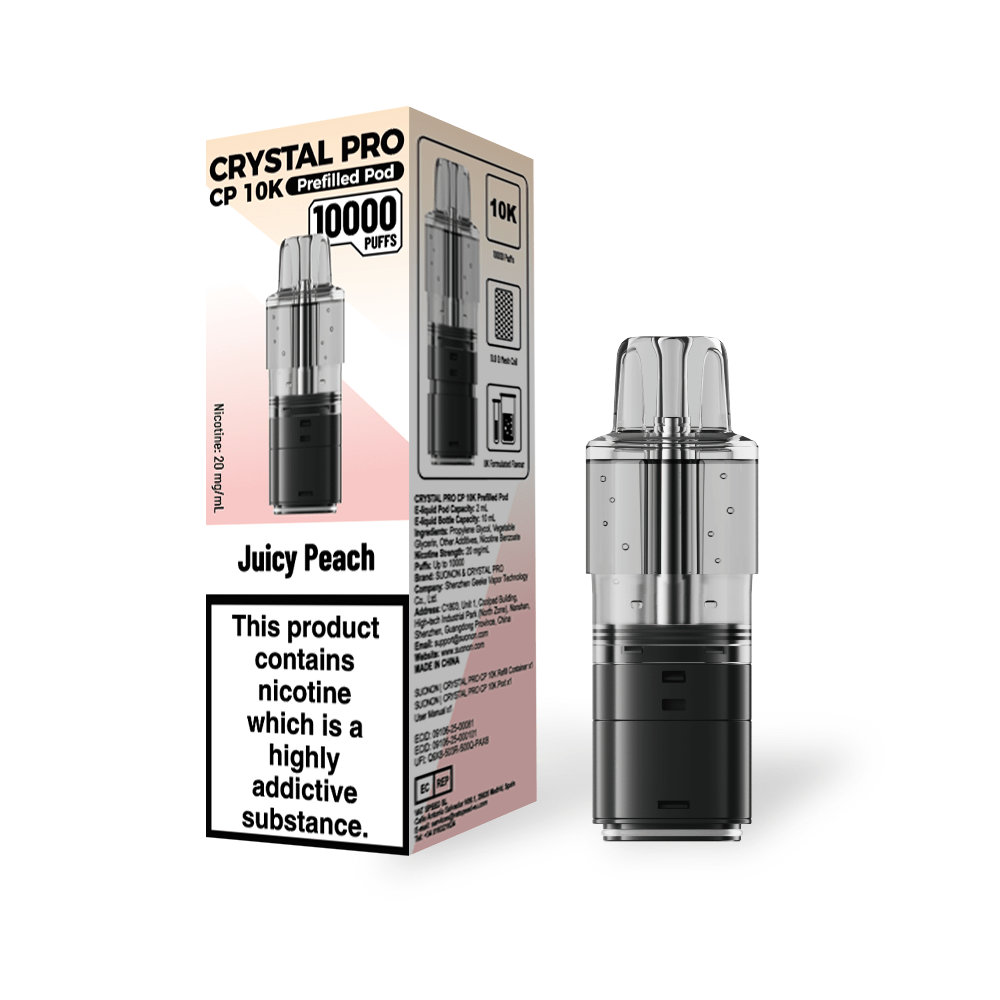 Crystal Pro CP 10k Replacement Pods Box of 5 - Clouds Vapes