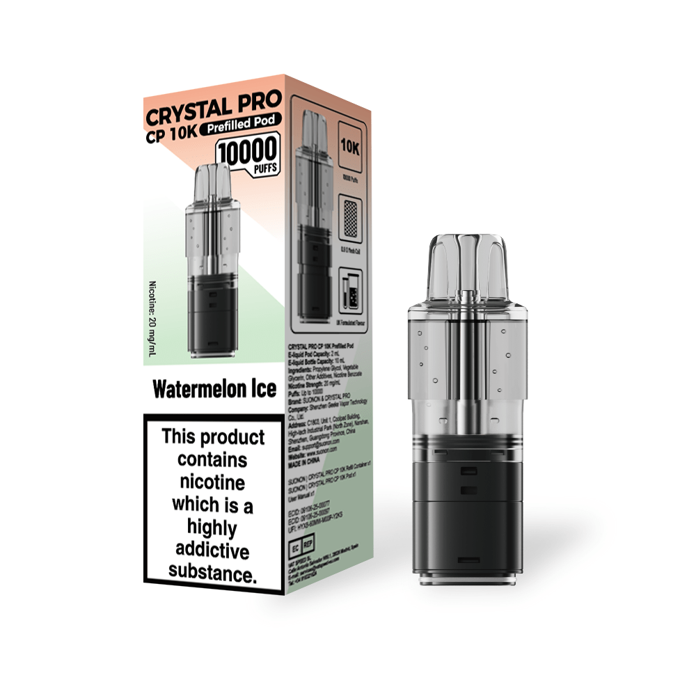 Crystal Pro CP 10k Replacement Pods Box of 5 - Clouds Vapes
