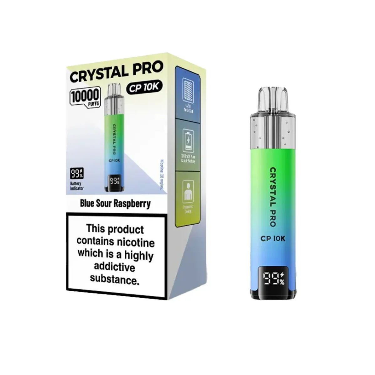 Crystal Pro CP10000 Prefilled Pod Kit Box of 5 - Clouds Vapes