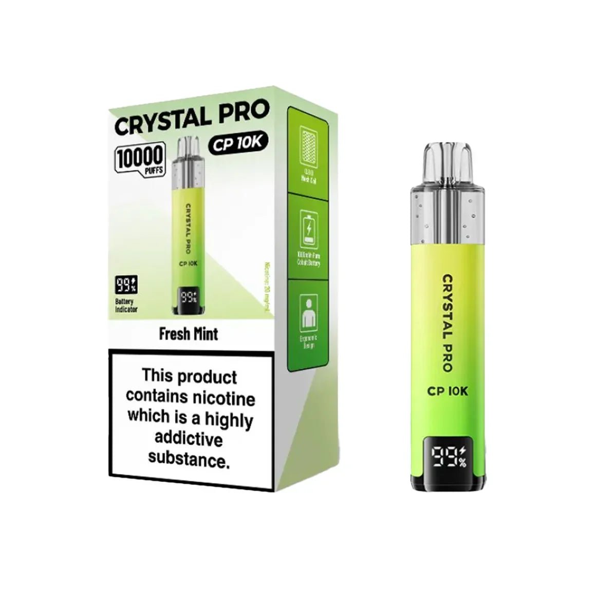 Crystal Pro CP10000 Prefilled Pod Kit Box of 5 - Clouds Vapes