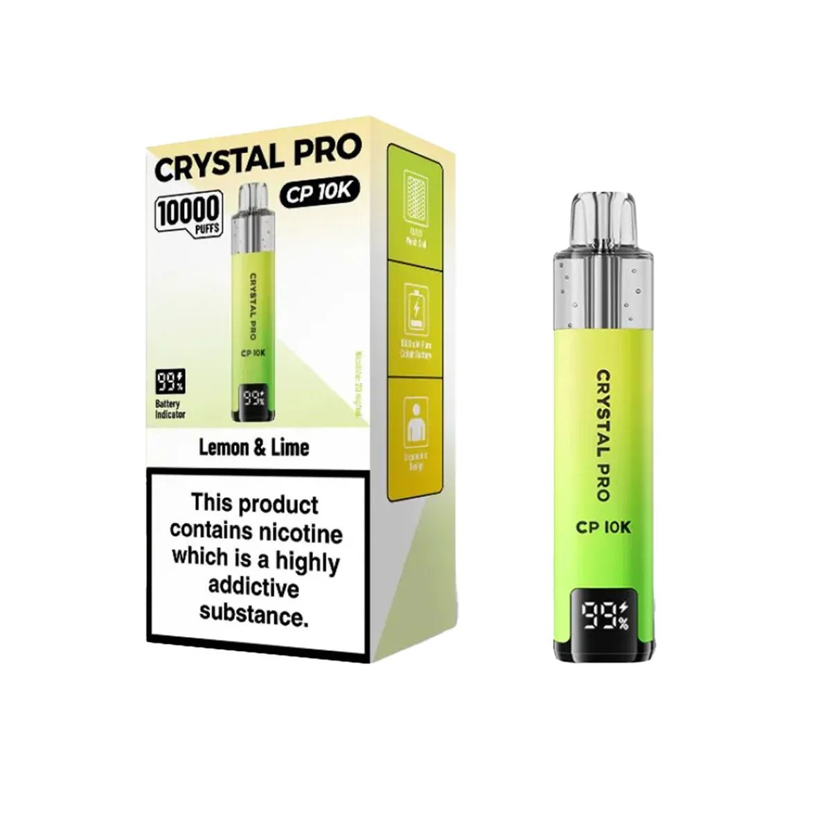 Crystal Pro CP10000 Prefilled Pod Kit Box of 5 - Clouds Vapes
