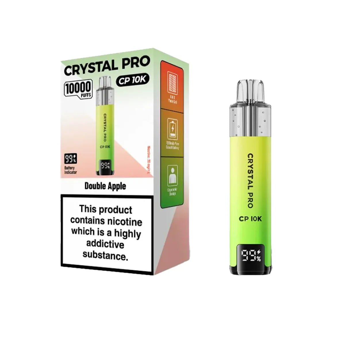 Crystal Pro CP10000 Prefilled Pod Kit Box of 5 - Clouds Vapes