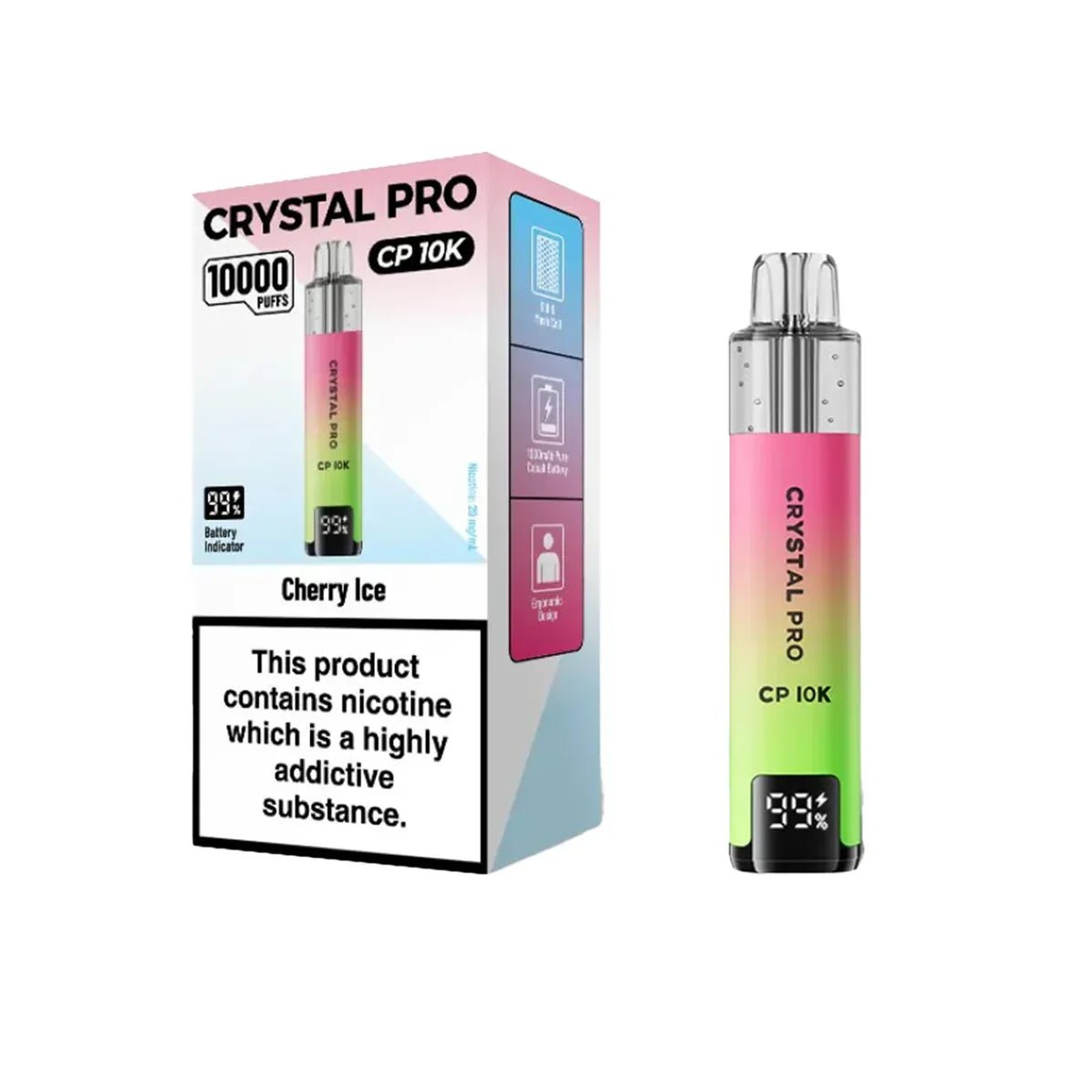 Crystal Pro CP10000 Prefilled Pod Kit Box of 5 - Clouds Vapes