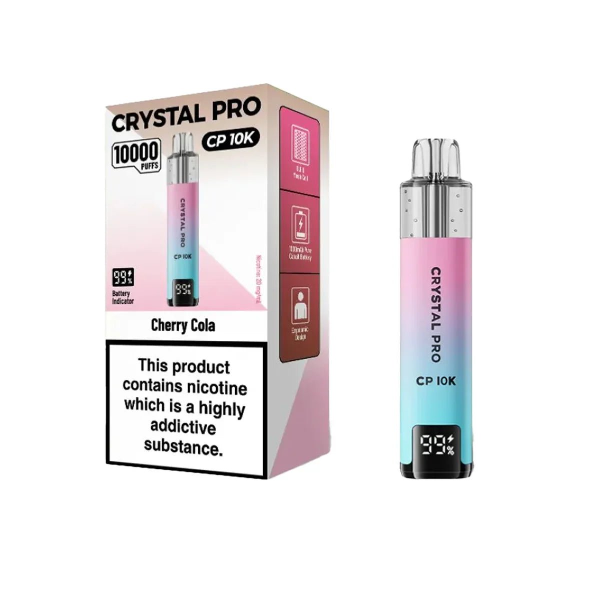 Crystal Pro CP10000 Prefilled Pod Kit Box of 5 - Clouds Vapes