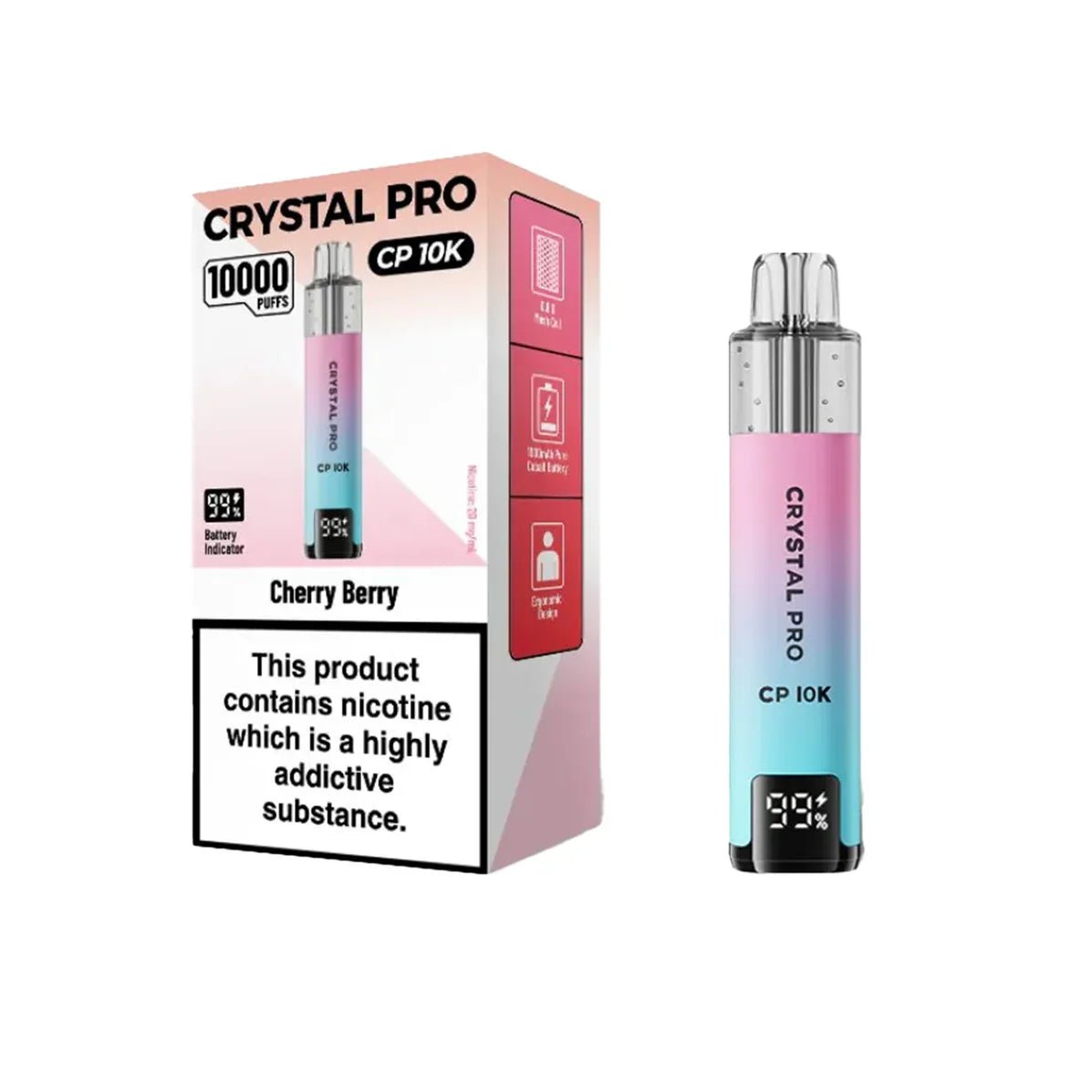 Crystal Pro CP10000 Prefilled Pod Kit Box of 5 - Clouds Vapes