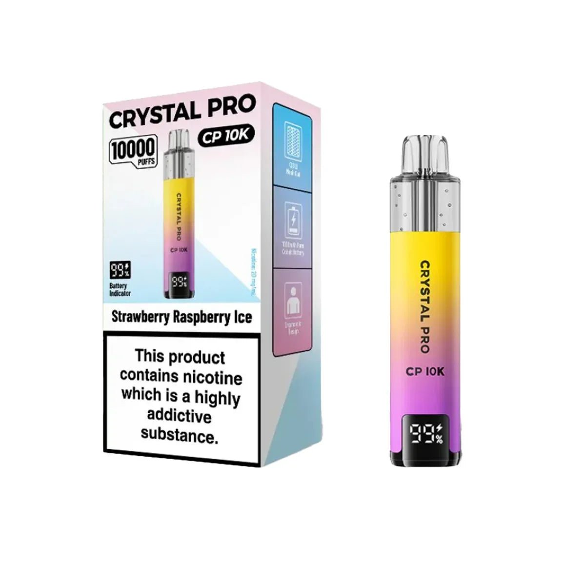 Crystal Pro CP10000 Prefilled Pod Kit Box of 5 - Clouds Vapes