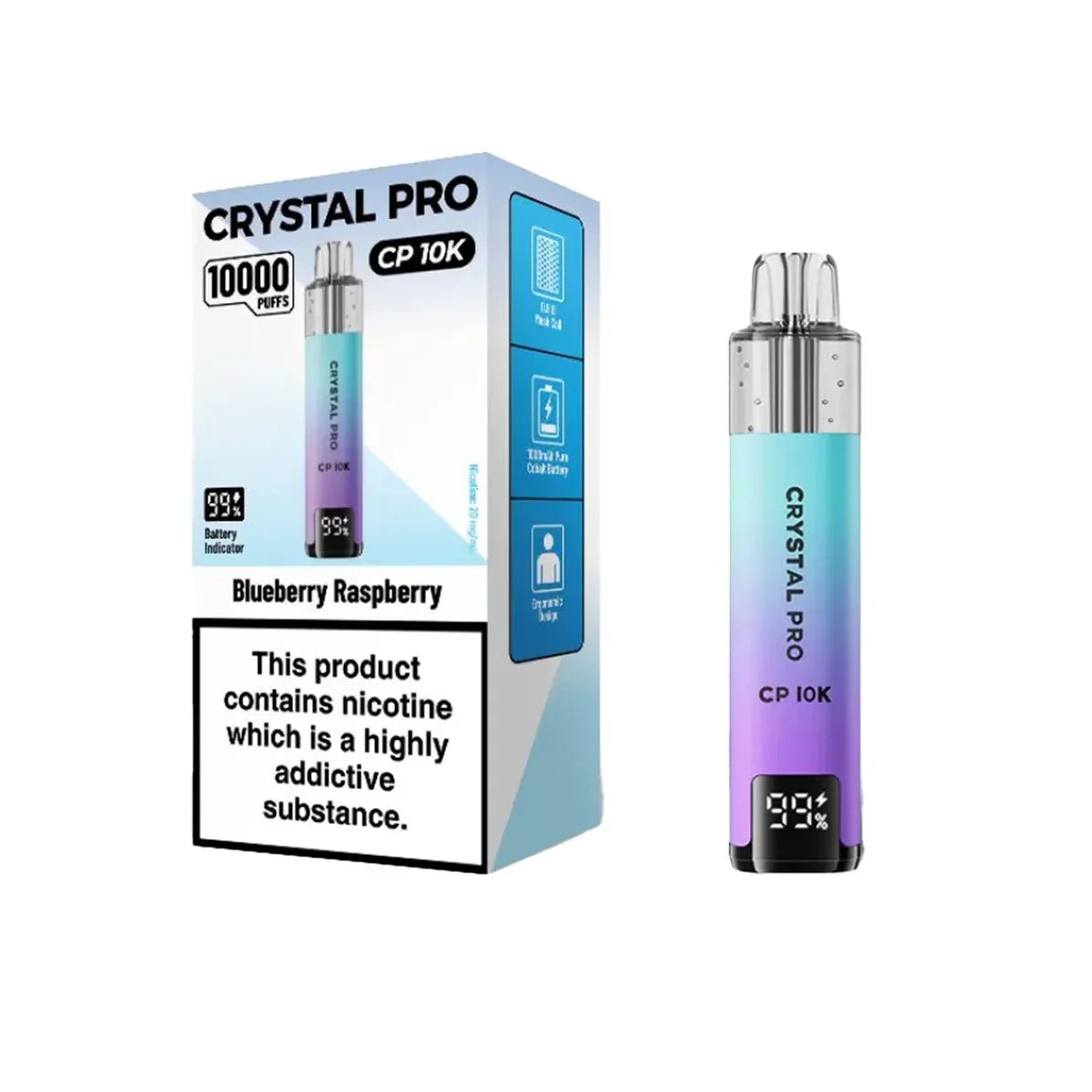 Crystal Pro CP10000 Prefilled Pod Kit Box of 5 - Clouds Vapes