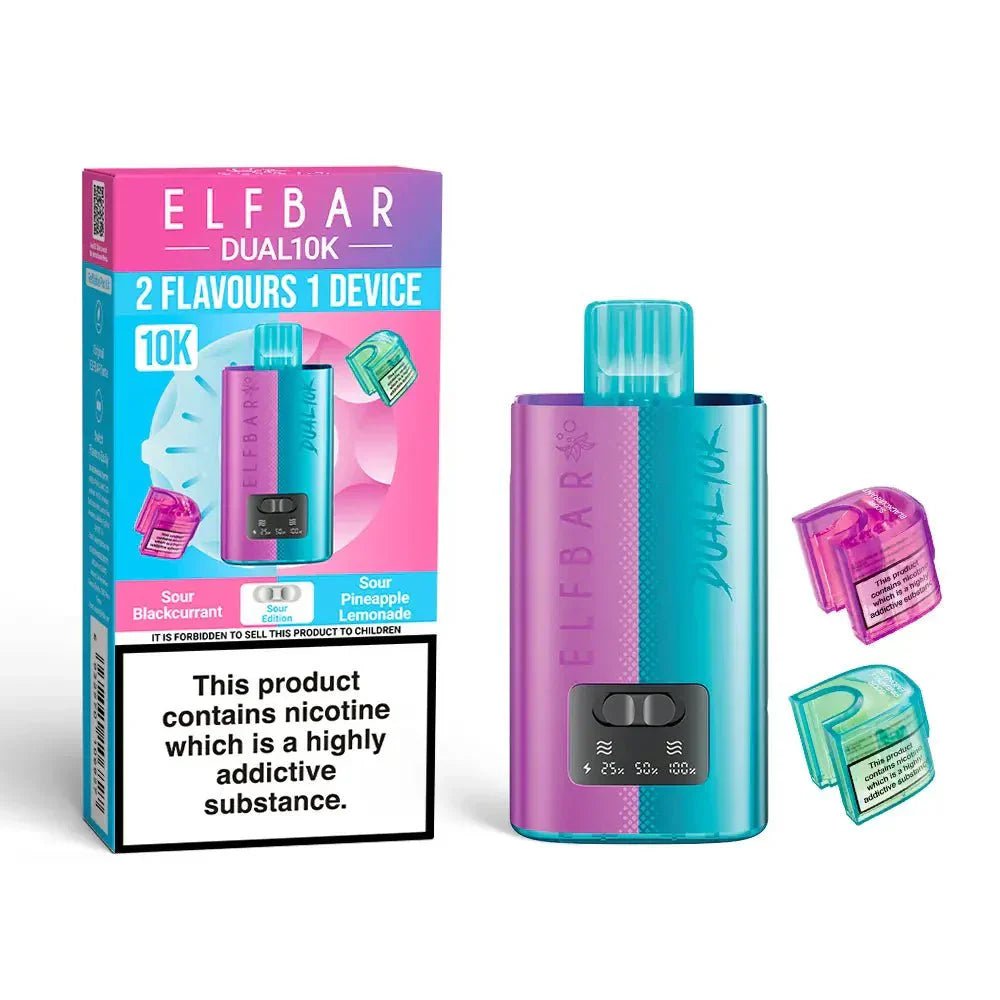 Elf Bar Dual 10K Disposable 2 in 1 Vape - Clouds Vapes