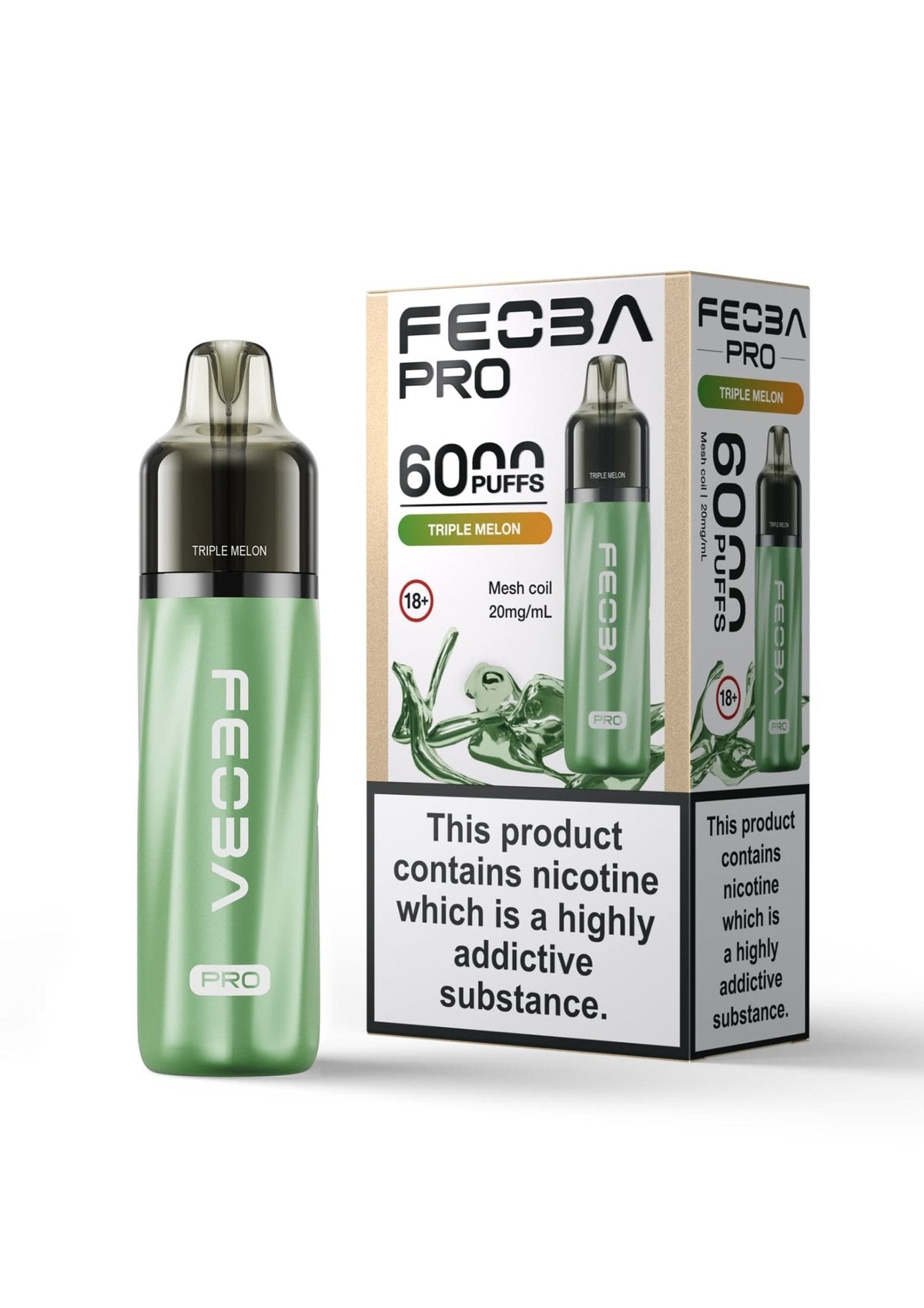 Feoba Pro 6000+ Disposbale Vape - Clouds Vapes