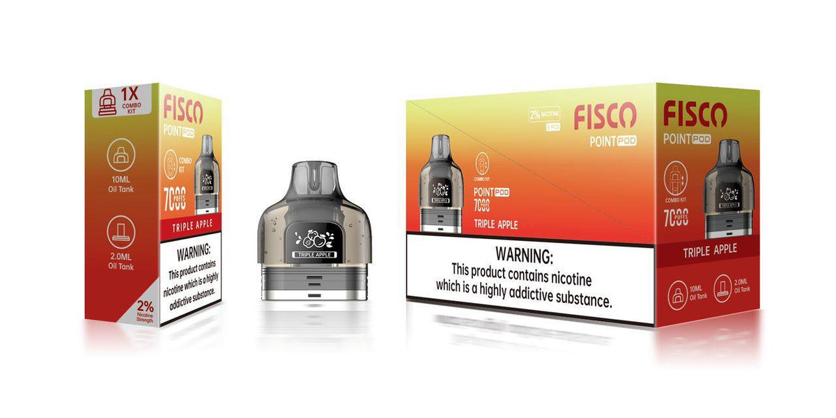 Fisco Point Pro 7000 Replacement Pods - Clouds Vapes