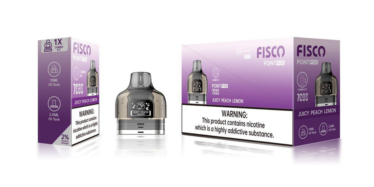 Fisco Point Pro 7000 Replacement Pods - Clouds Vapes