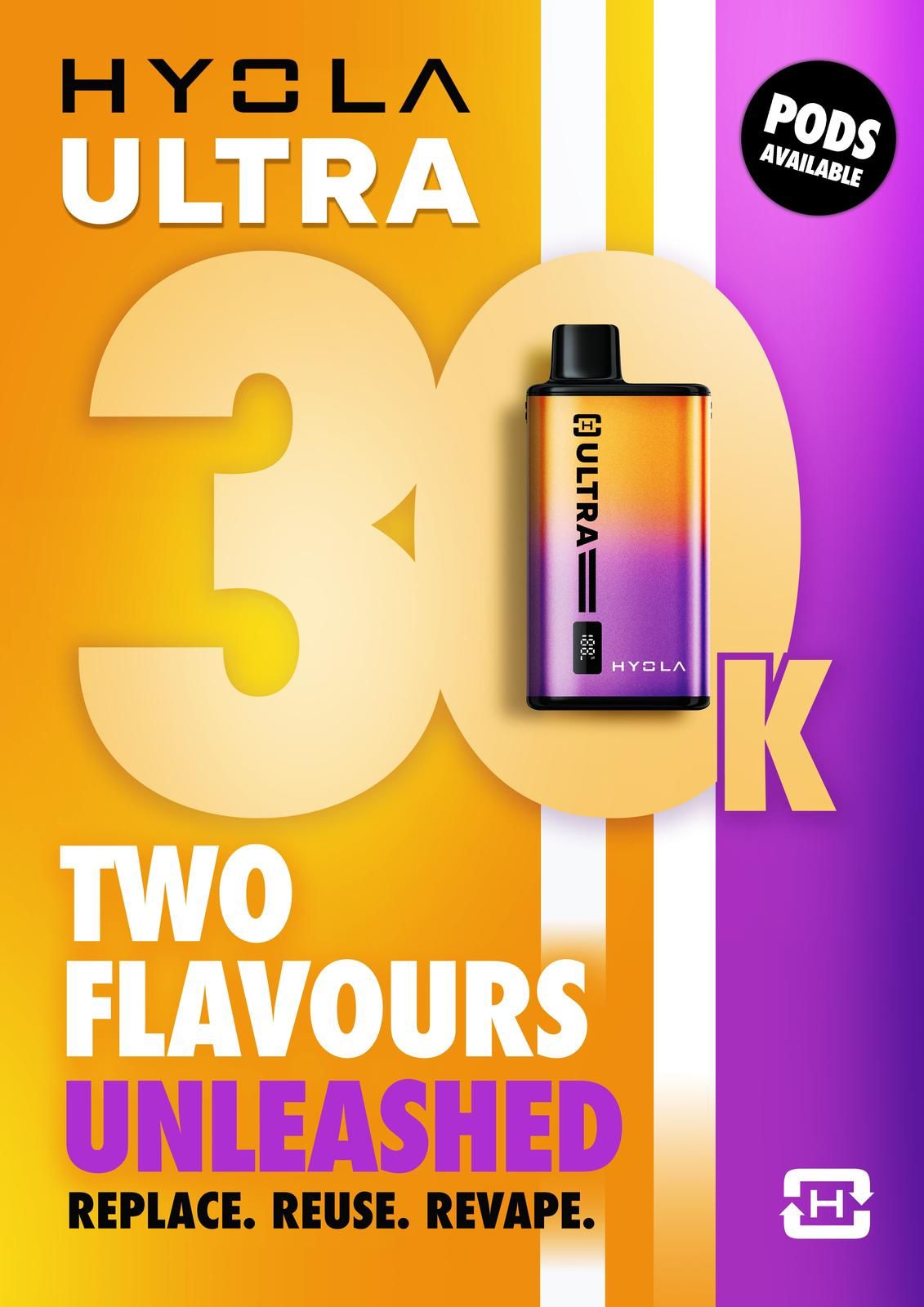 Hyola Ultra 30k Prefilled Pod Vape Kit - Clouds Vapes