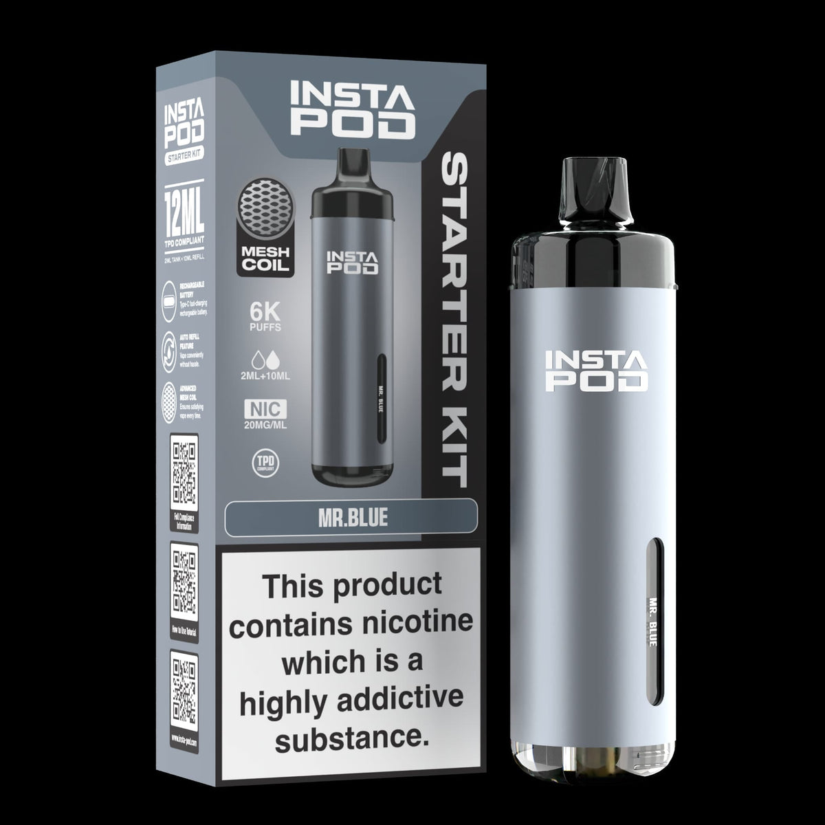 Insta Pod 6000 Disposable Vape - Clouds Vapes