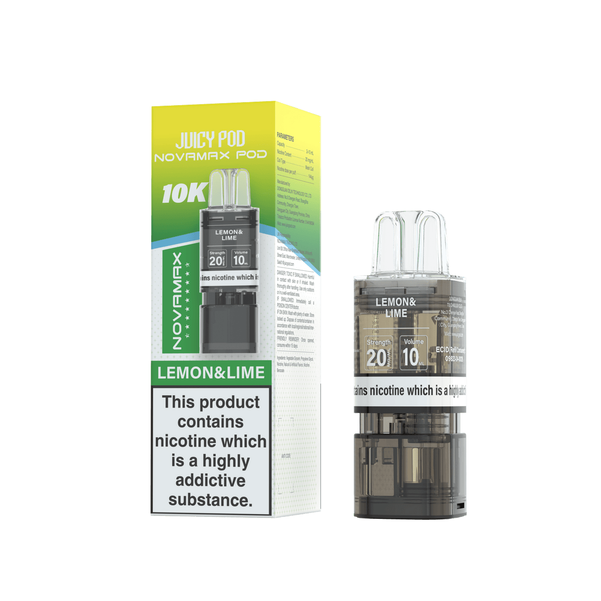 Juicy Pod Novamax 10k Replacement Pods - Clouds Vapes