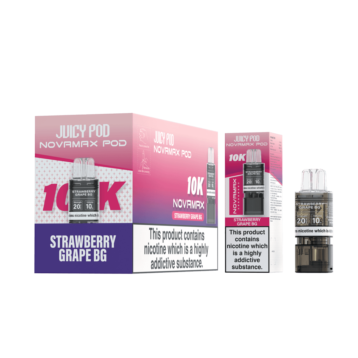 Juicy Pod Novamax 10k Replacement Pods - Clouds Vapes