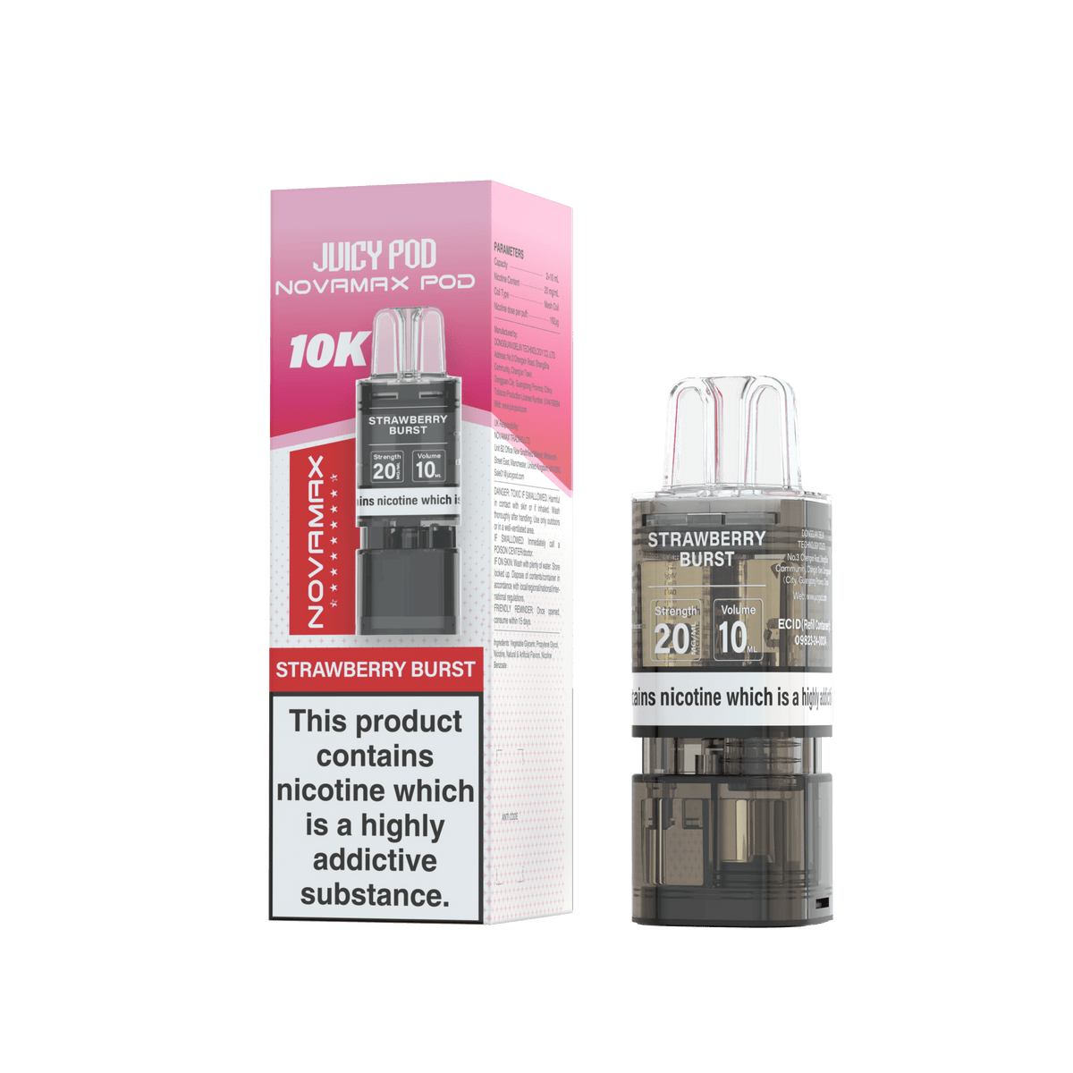 Juicy Pod Novamax 10k Replacement Pods - Clouds Vapes