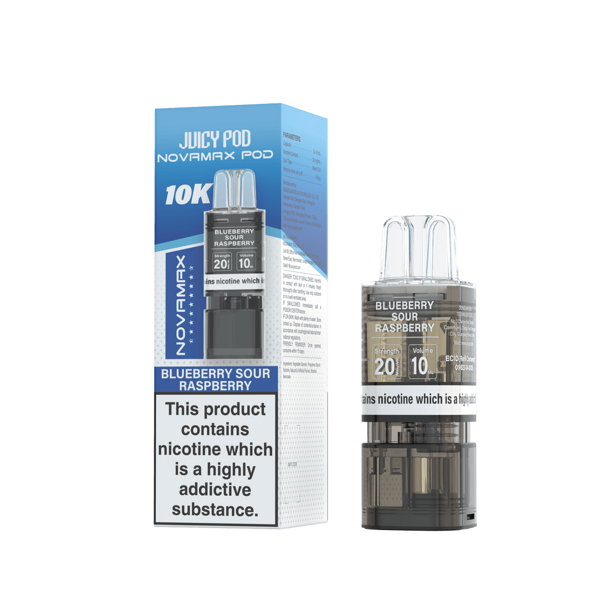 Juicy Pod Novamax 10k Replacement Pods - Clouds Vapes