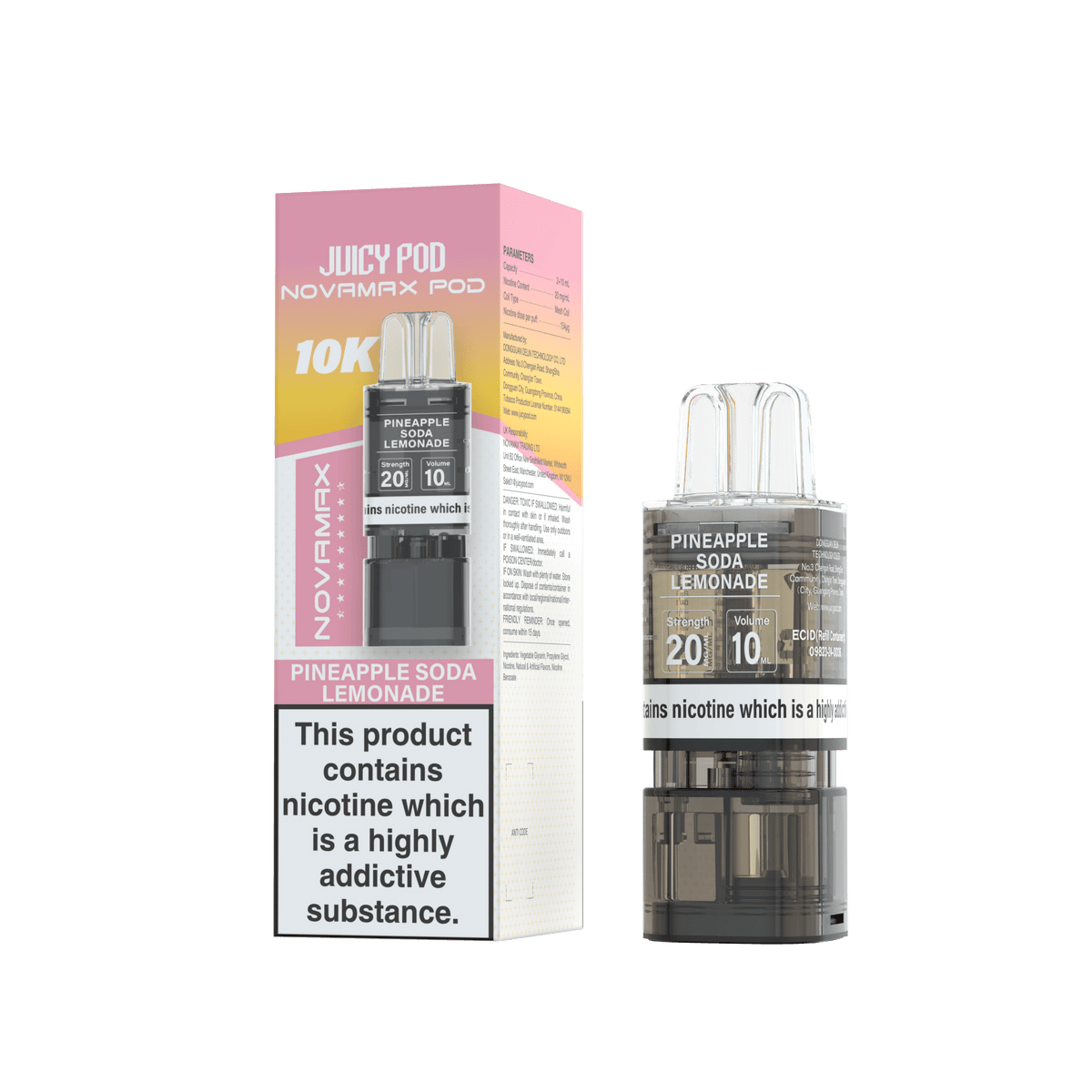 Juicy Pod Novamax 10k Replacement Pods - Clouds Vapes