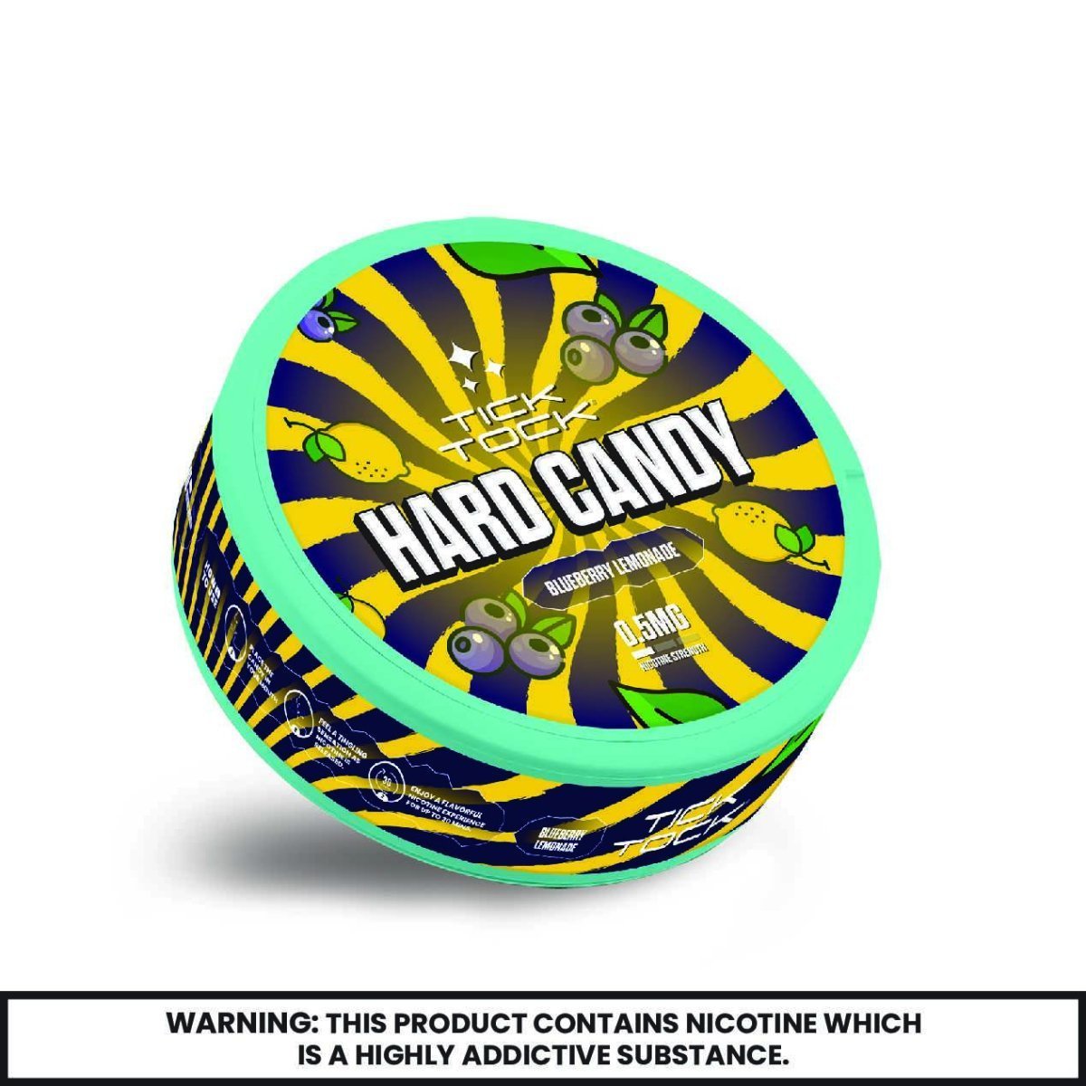 Tick Tock Nicotine Hard Candy - Pack of 5 - Clouds Vapes