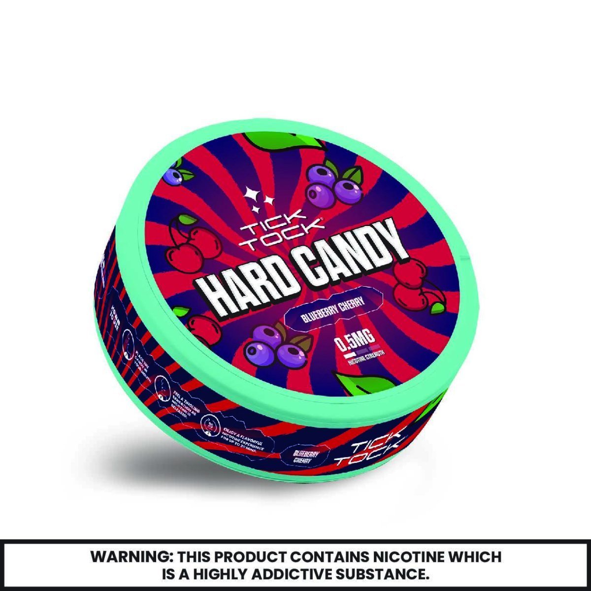 Tick Tock Nicotine Hard Candy - Pack of 5 - Clouds Vapes