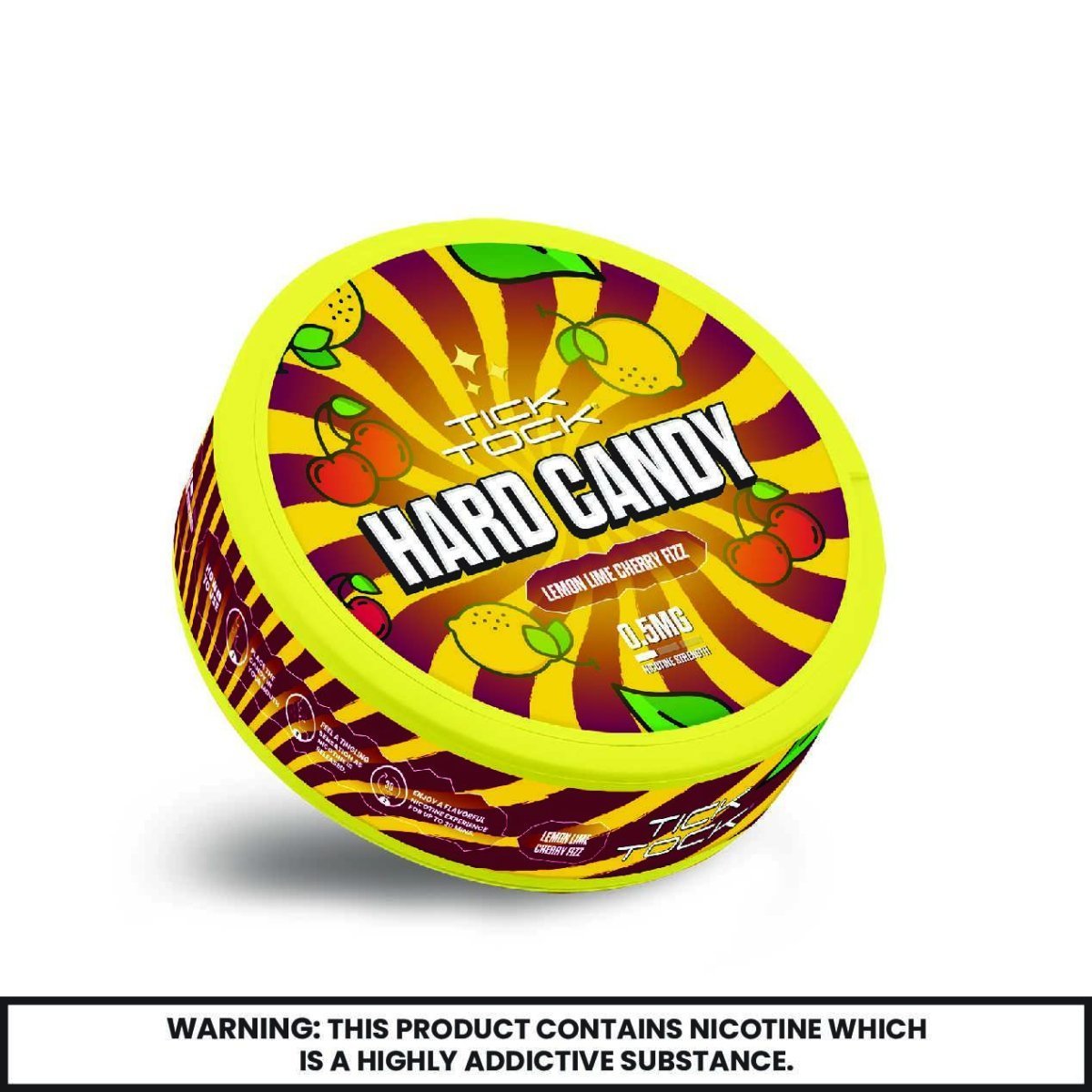 Tick Tock Nicotine Hard Candy - Pack of 5 - Clouds Vapes