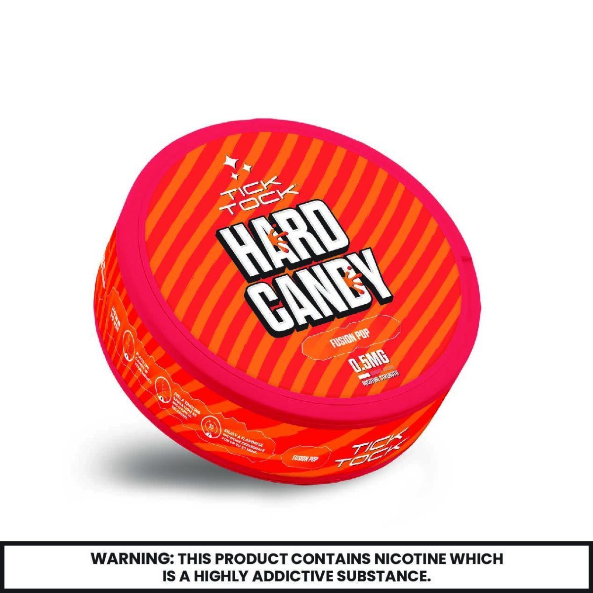 Tick Tock Nicotine Hard Candy - Pack of 5 - Clouds Vapes