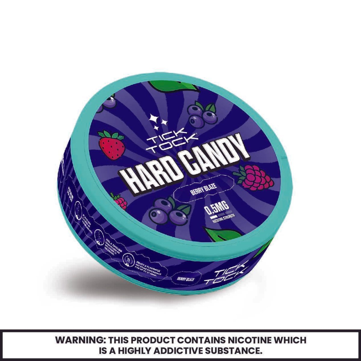 Tick Tock Nicotine Hard Candy - Pack of 5 - Clouds Vapes