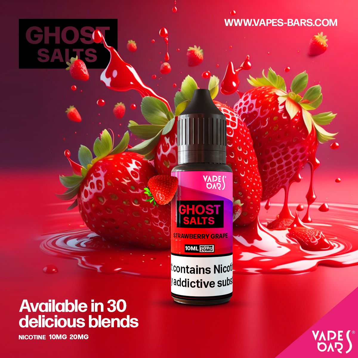 GHOST 3500 Nic Salts 10ml - Clouds Vapes
