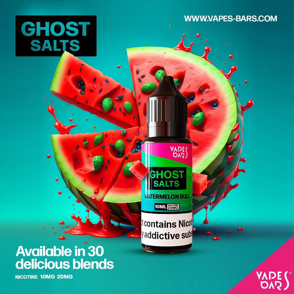 GHOST 3500 Nic Salts 10ml - Clouds Vapes