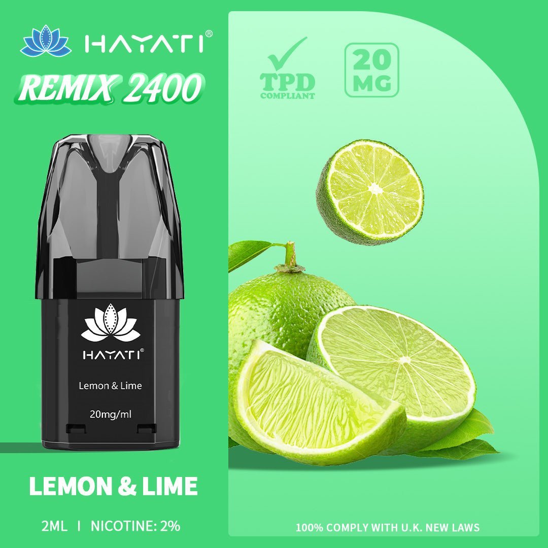 Hayati Remix 2400 Puffs Replacement Pods - Clouds Vapes