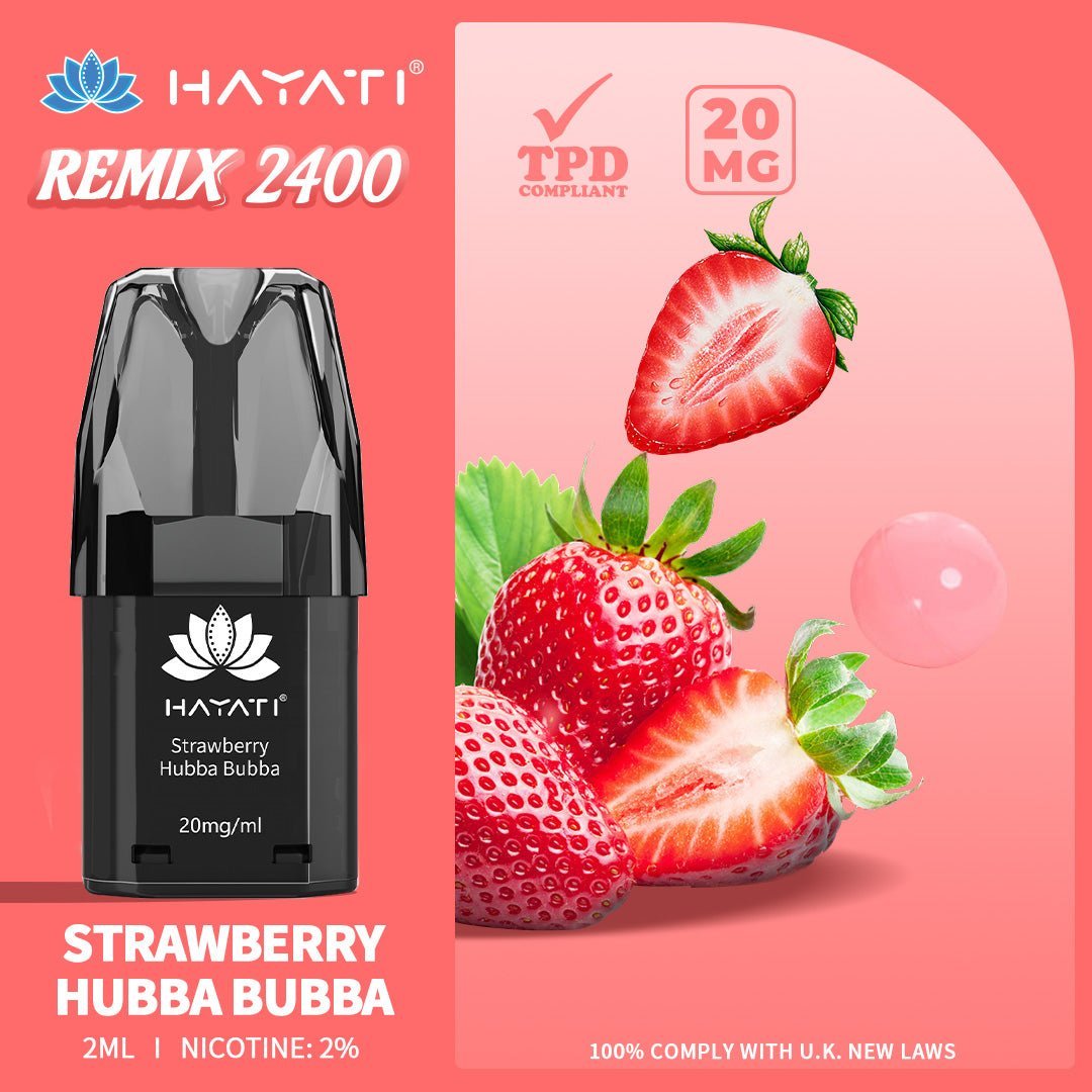 Hayati Remix 2400 Puffs Replacement Pods - Clouds Vapes