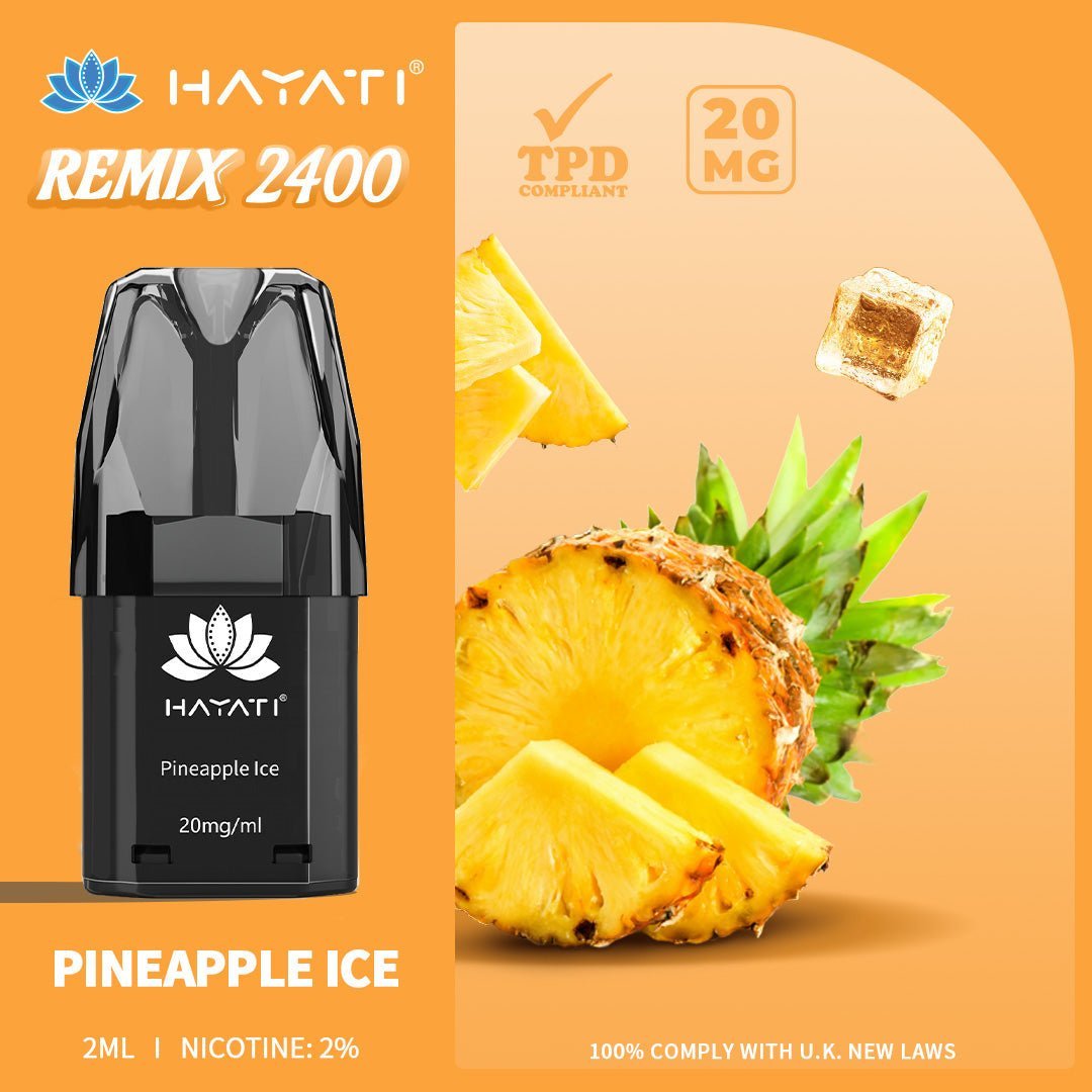 Hayati Remix 2400 Puffs Replacement Pods - Clouds Vapes