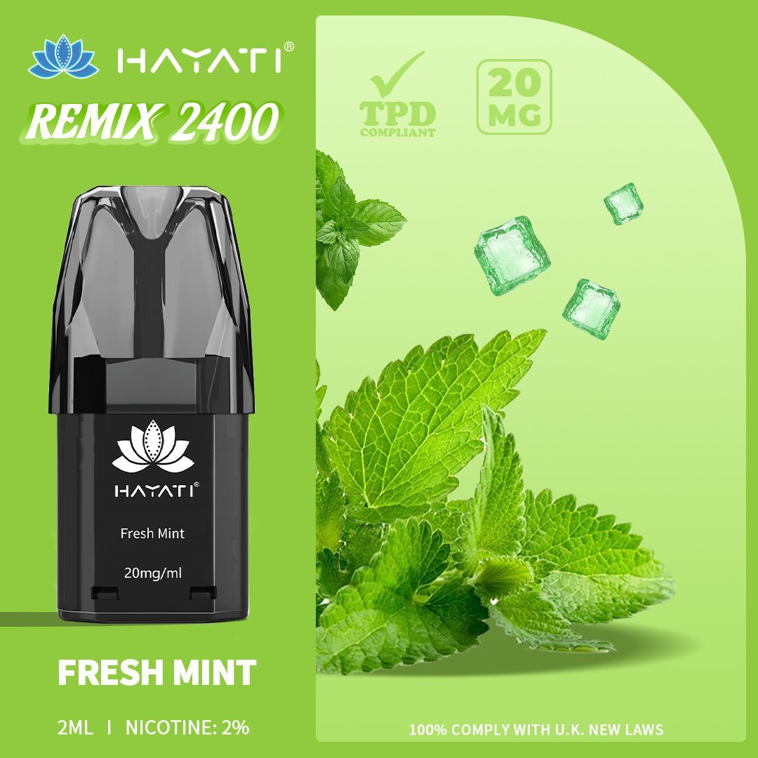 Hayati Remix 2400 Puffs Replacement Pods - Clouds Vapes