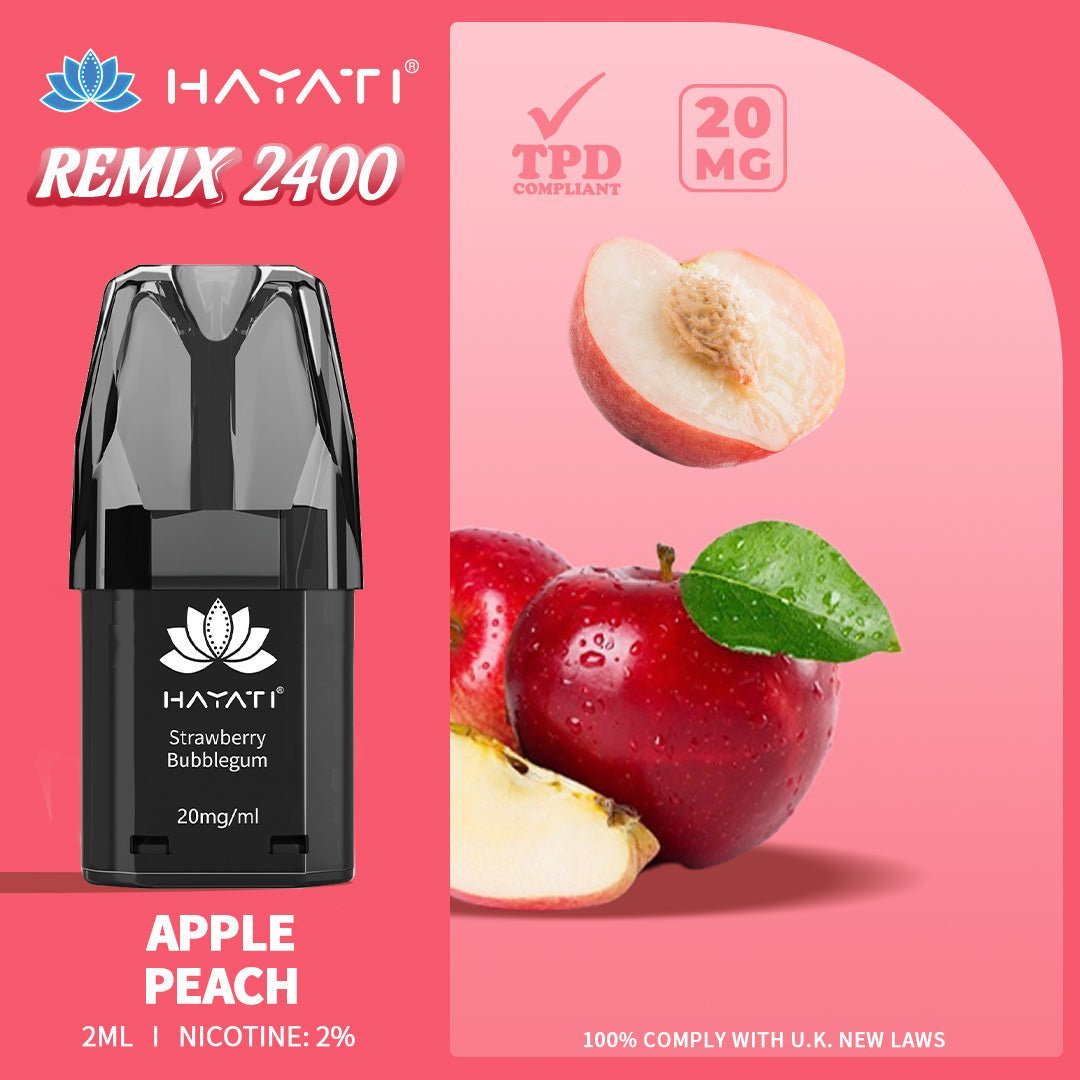 Hayati Remix 2400 Puffs Replacement Pods - Clouds Vapes