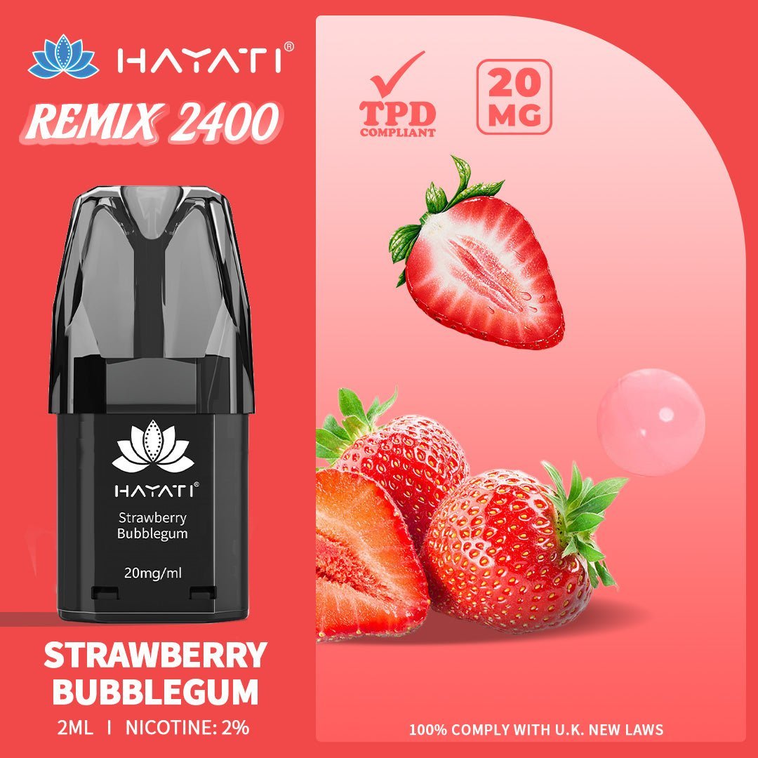 Hayati Remix 2400 Puffs Replacement Pods - Clouds Vapes
