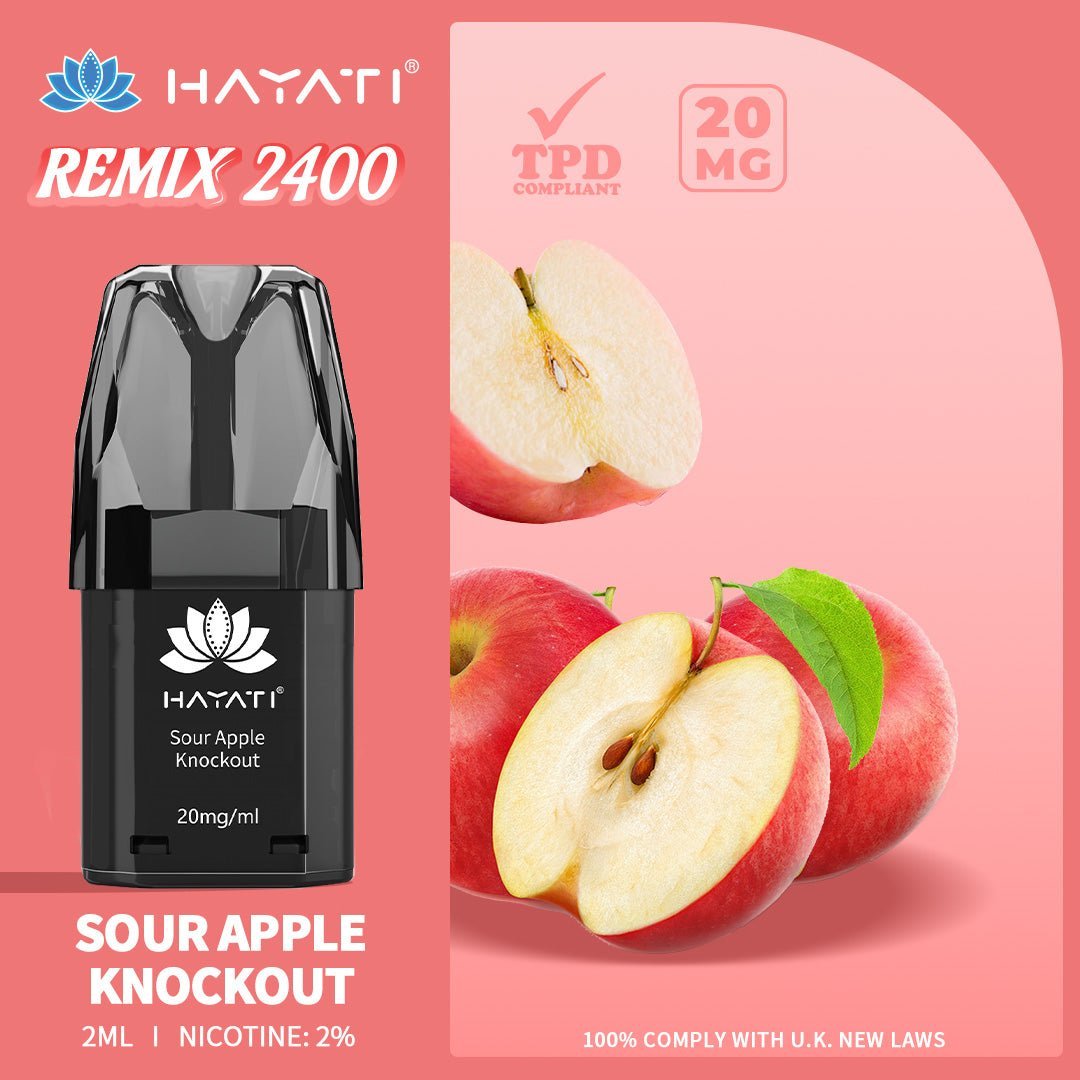 Hayati Remix 2400 Puffs Replacement Pods - Clouds Vapes
