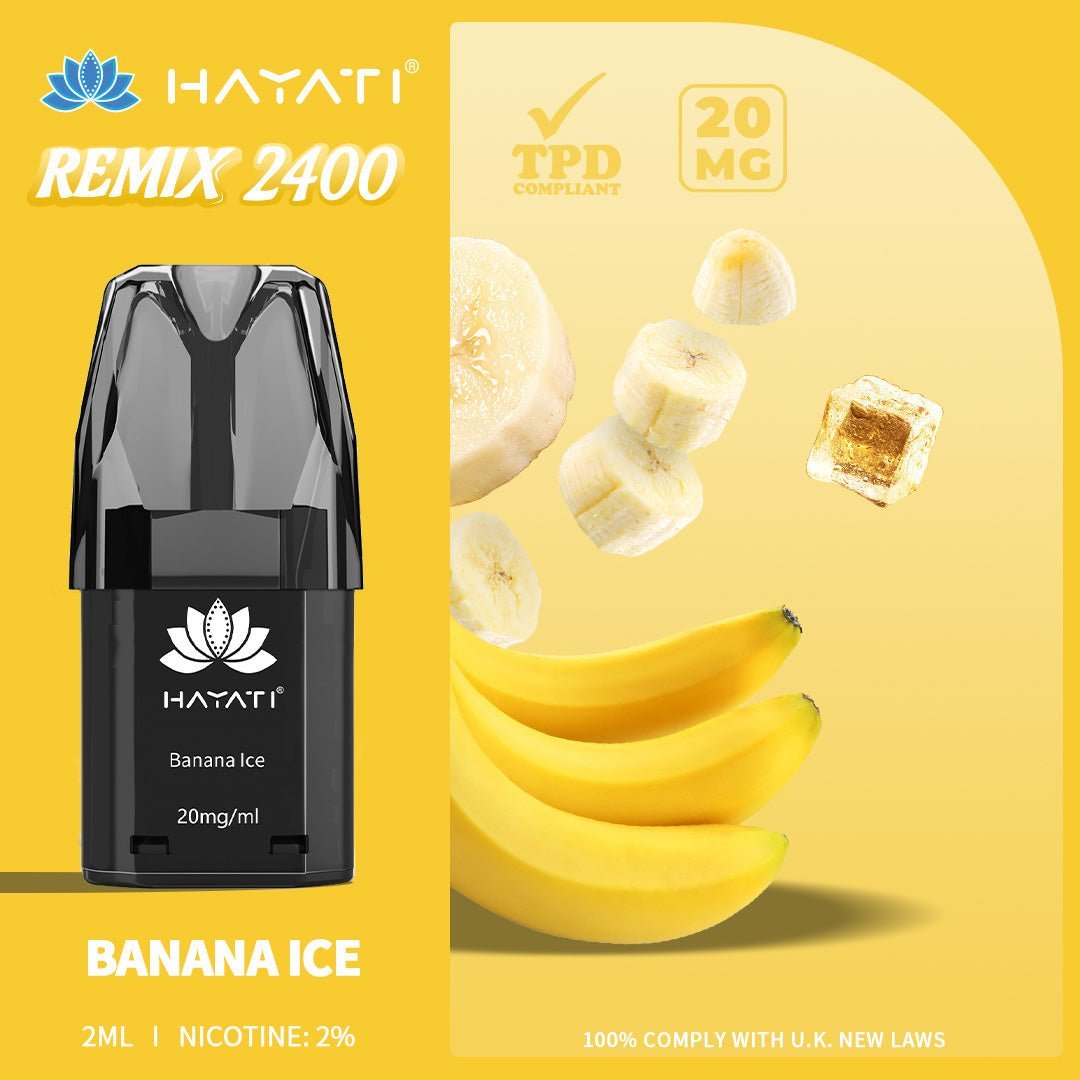 Hayati Remix 2400 Puffs Replacement Pods - Clouds Vapes