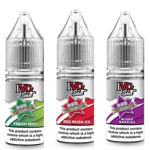 IVG Salt Bar Favourite 10ml E Liquid - Clouds Vapes