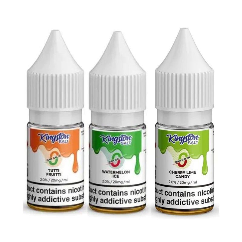 Kingston Salt Bar Salt E-Liquid Nic Salt-10ml- Box of 10 - Clouds Vapes