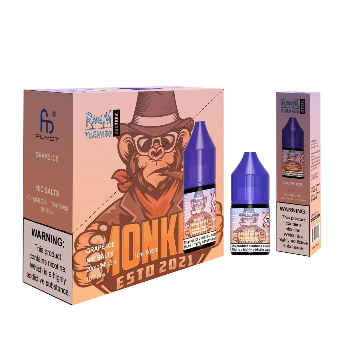 R and M 7000 Nic Salt 10ml - Clouds Vapes