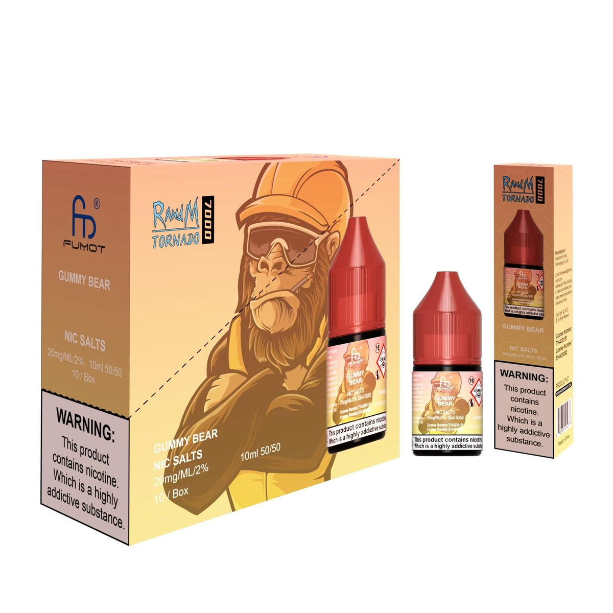 R and M 7000 Nic Salt 10ml - Clouds Vapes