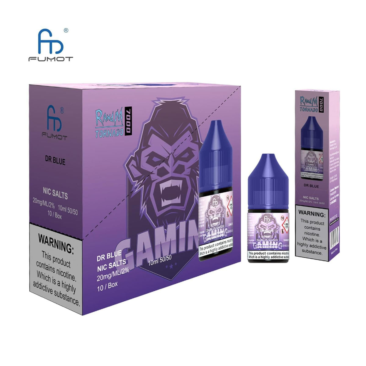 R and M 7000 Nic Salt 10ml - Clouds Vapes