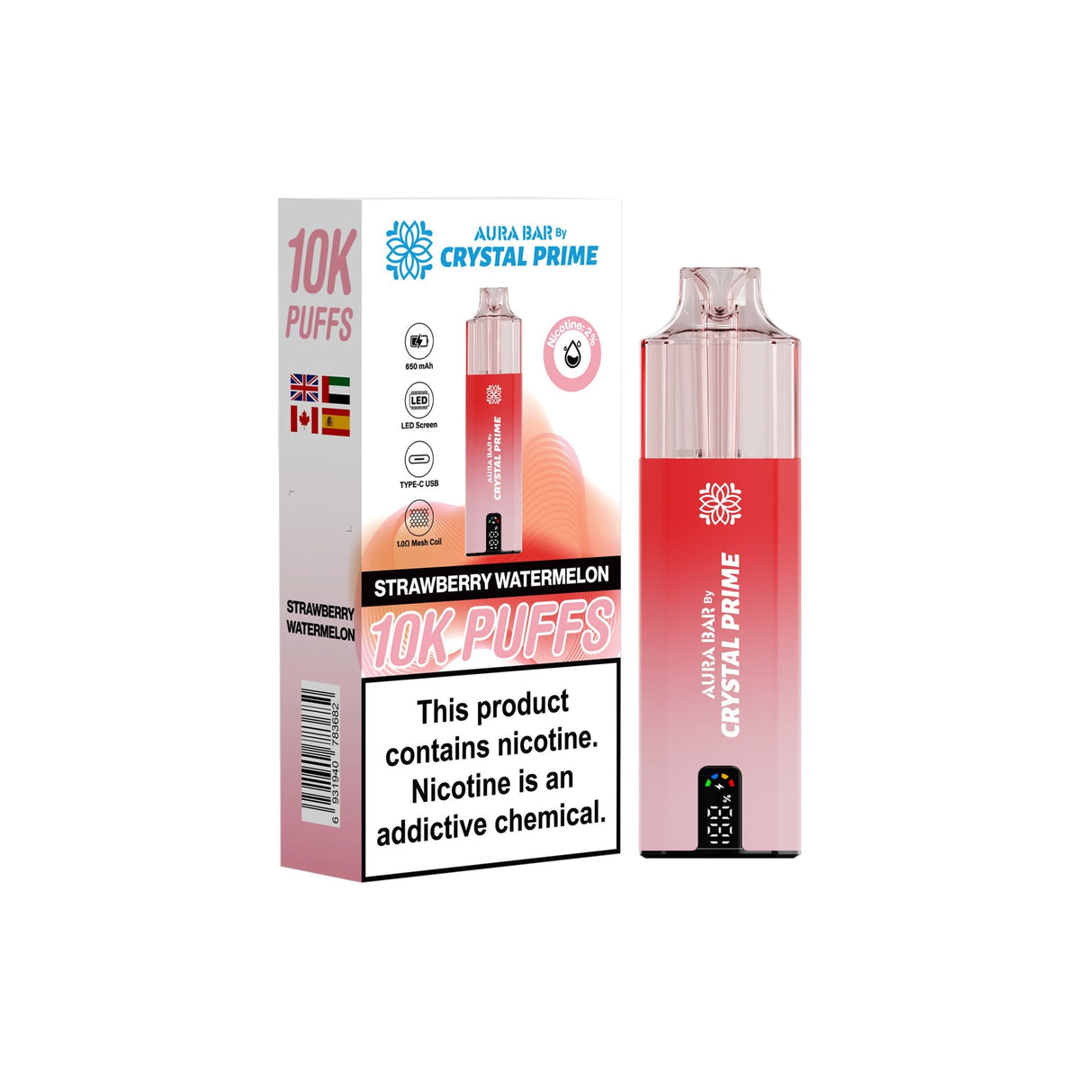 Crystal Prime 10000 Prefilled Pod Vape Kit - Clouds Vapes